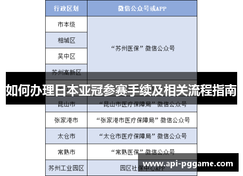 如何办理日本亚冠参赛手续及相关流程指南